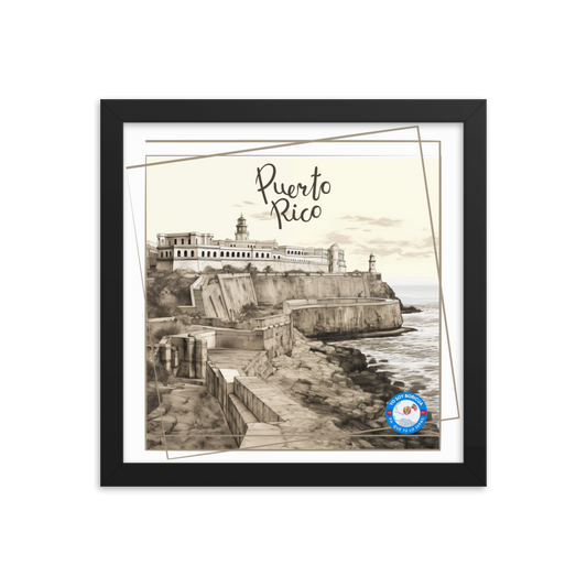 La Icónica Fortaleza Póster en papel fotográfico con marco