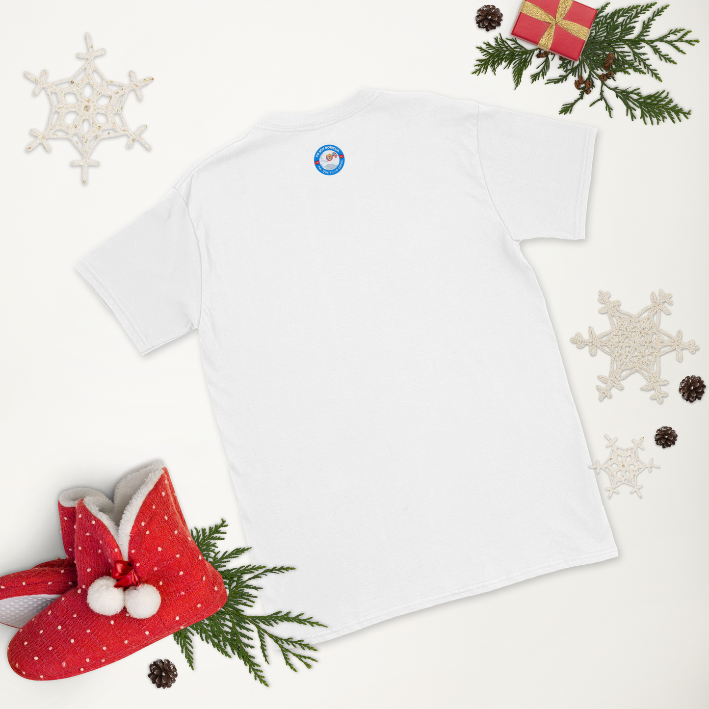 Camiseta Yo Soy Boricua Pa’ Que Tú Lo Sepas Corazon del Pueblo Lite de manga corta unisex