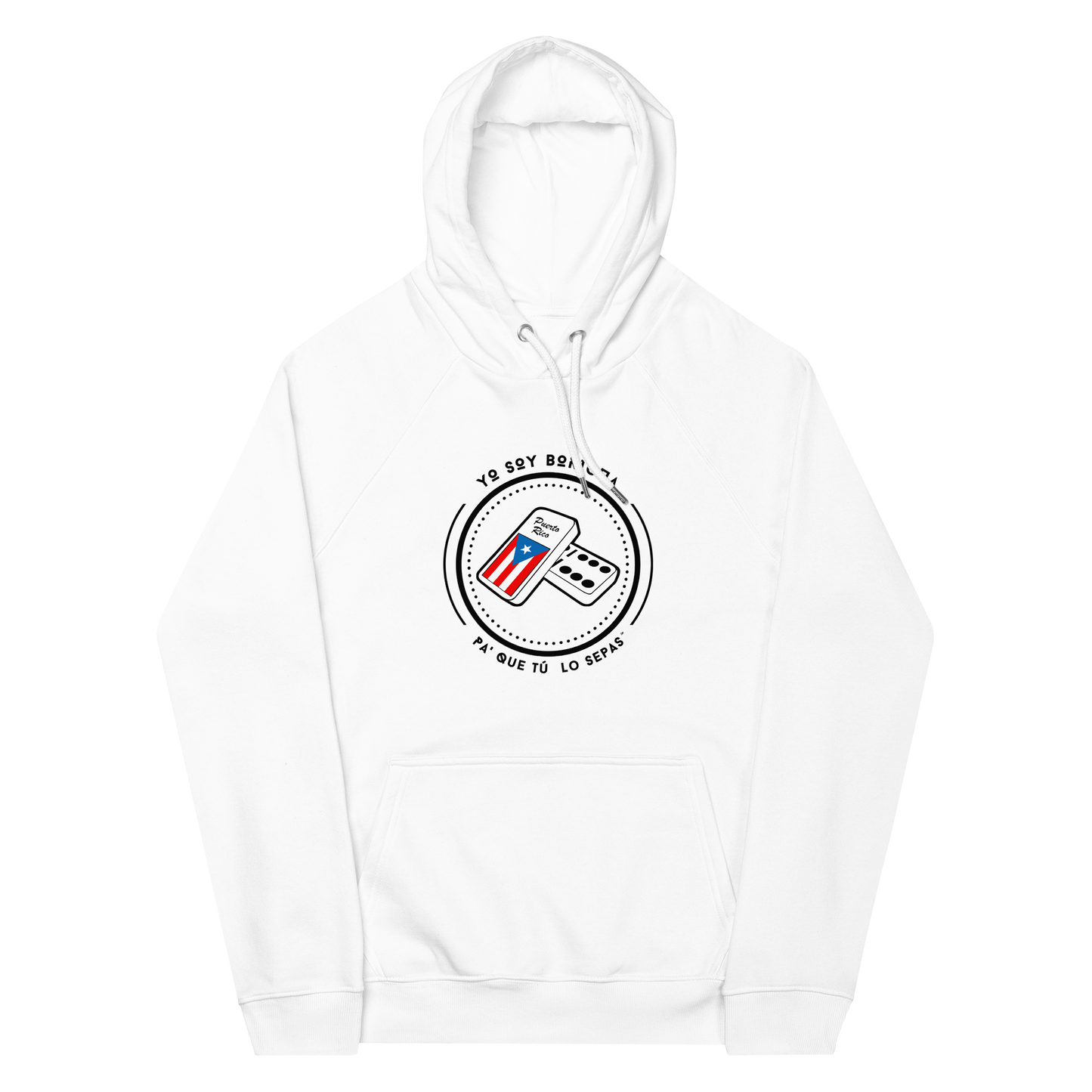 Dominos Yo Soy Boricua Pa’ Que Tú Lo Sepas | Sudadera con capucha unisex