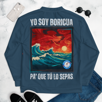 Chaqueta Bomber Yo Soy Boricua Pa' Que Tú Lo Sepas Rincon all over unisex