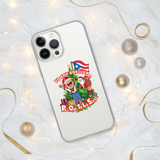 Santa Boricua Funda dura para iPhone®