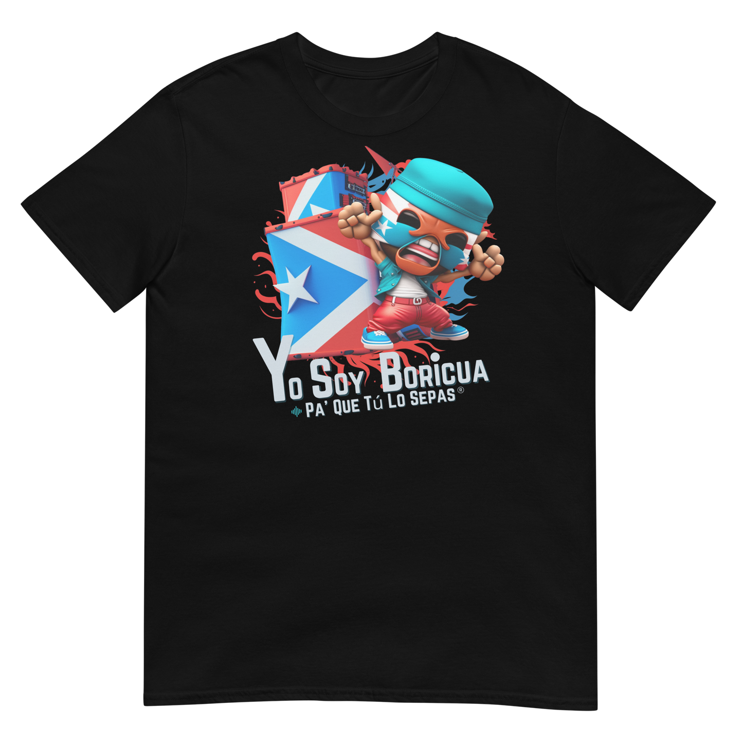 Yo Soy Boricua Pa’ Que Tú Lo Sepas | B-Boy (HypeMan) Camiseta de manga corta unisex