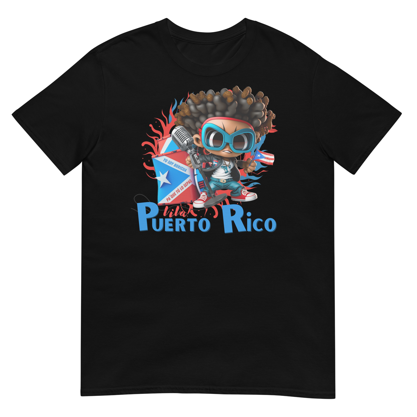 Yo Soy Boricua Pa’ Que Tú Lo Sepas | B-Boy (Rapero) Camiseta Manga corta unisex