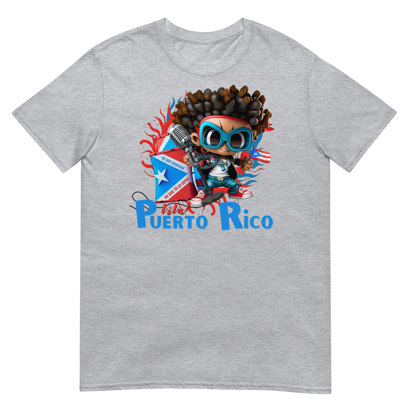 Yo Soy Boricua Pa’ Que Tú Lo Sepas | B-Boy (Rapero) Camiseta Manga corta unisex