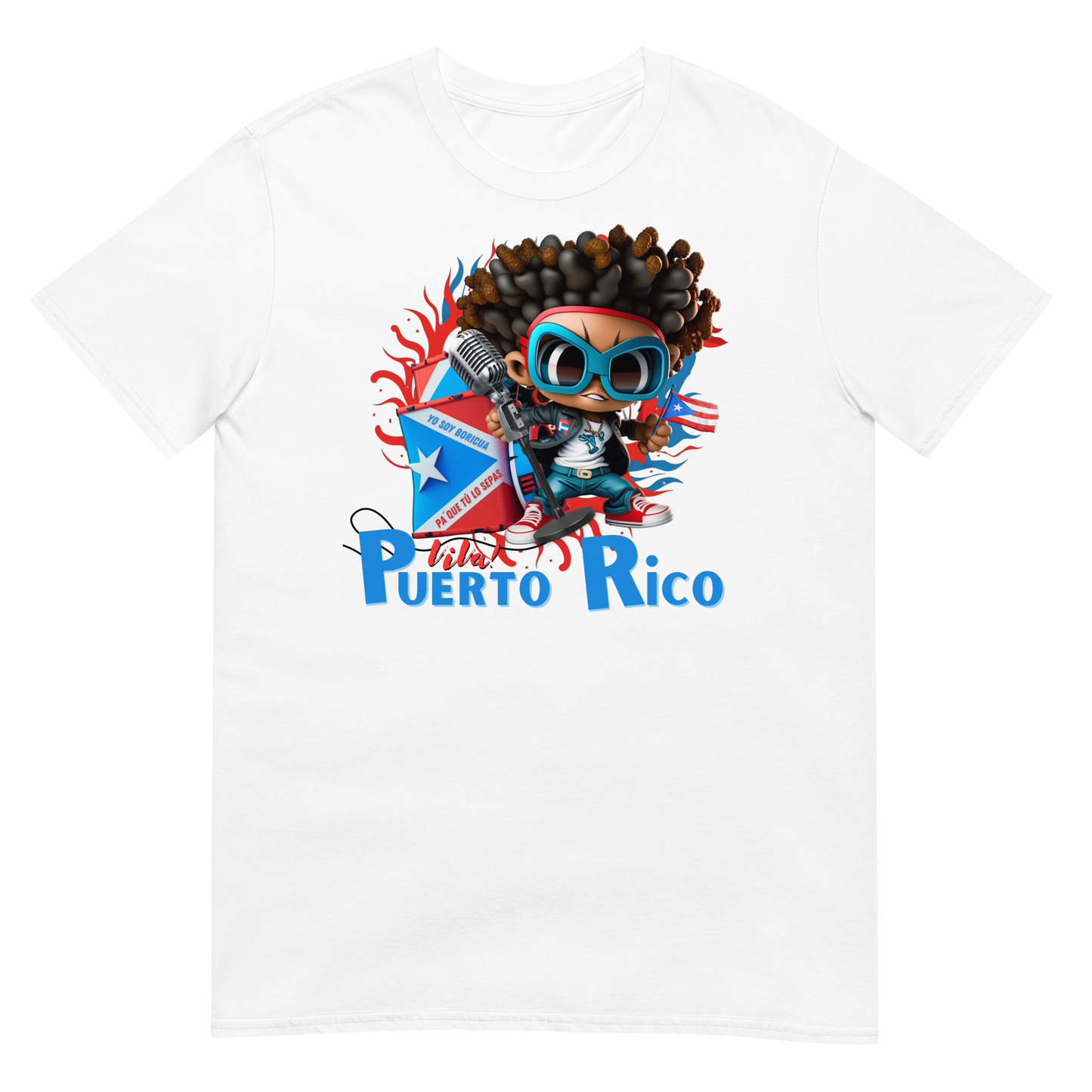 Yo Soy Boricua Pa’ Que Tú Lo Sepas | B-Boy (Rapero) Camiseta Manga corta unisex