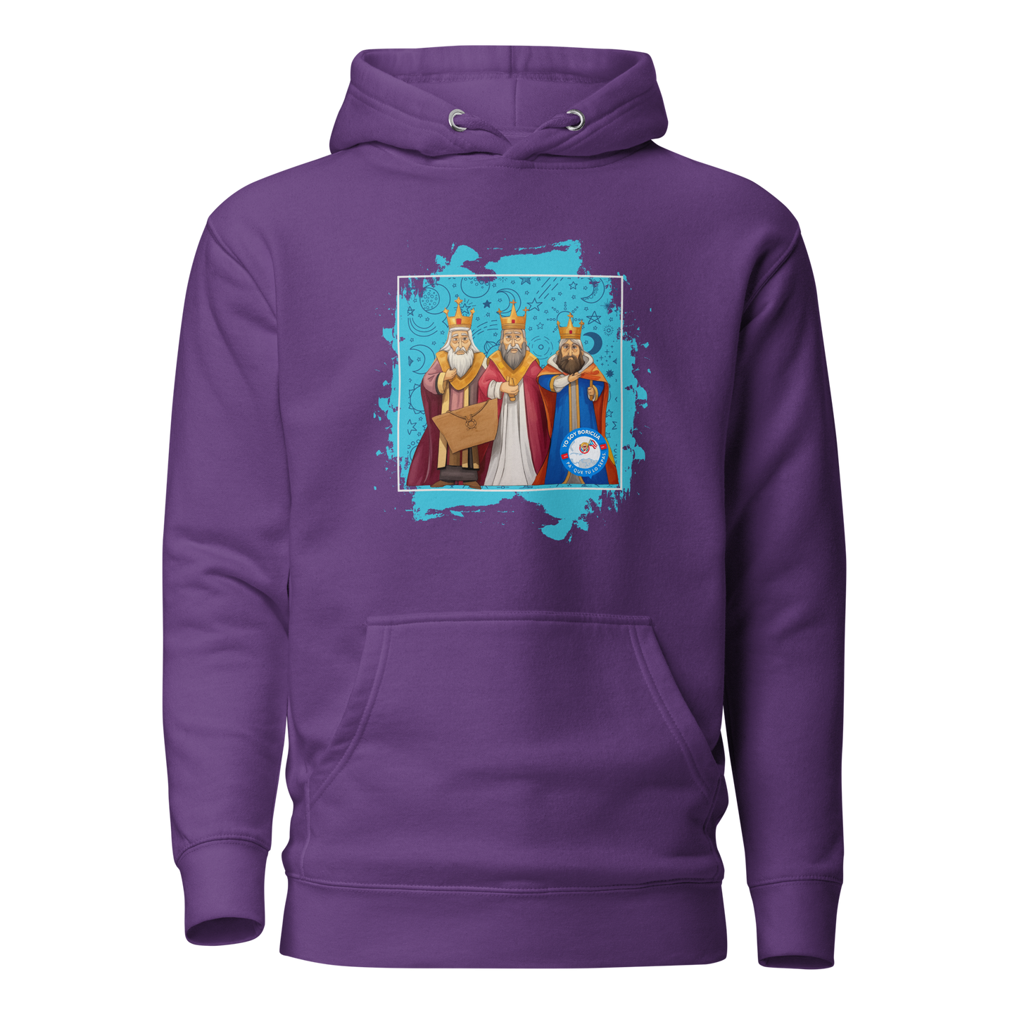 Los Tres Reyes Magos Yo Soy Boricua Pa’ Que Tú Lo Sepas Unisex Hoodie