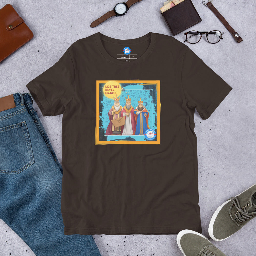 Los Tres Reyes Magos Boricua Pa' Que Tu Lo Sepas Unisex t-shirt