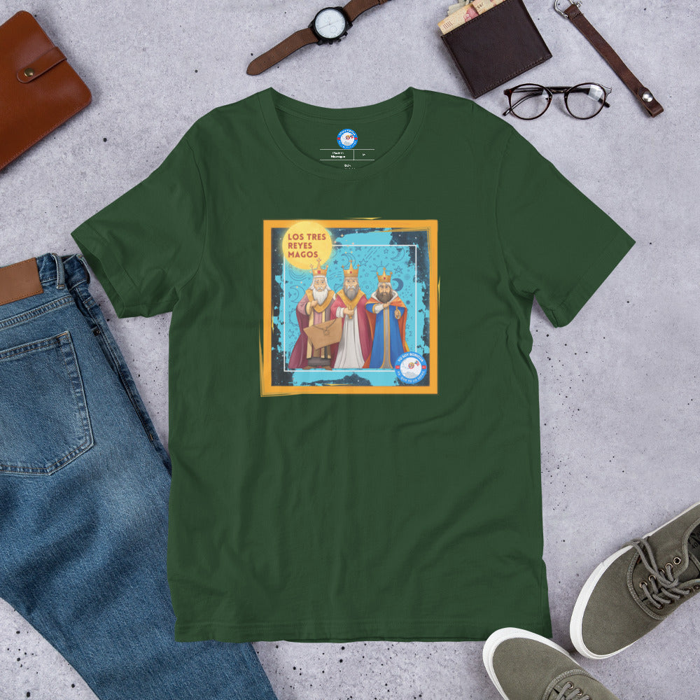 Los Tres Reyes Magos Boricua Pa' Que Tu Lo Sepas Unisex t-shirt