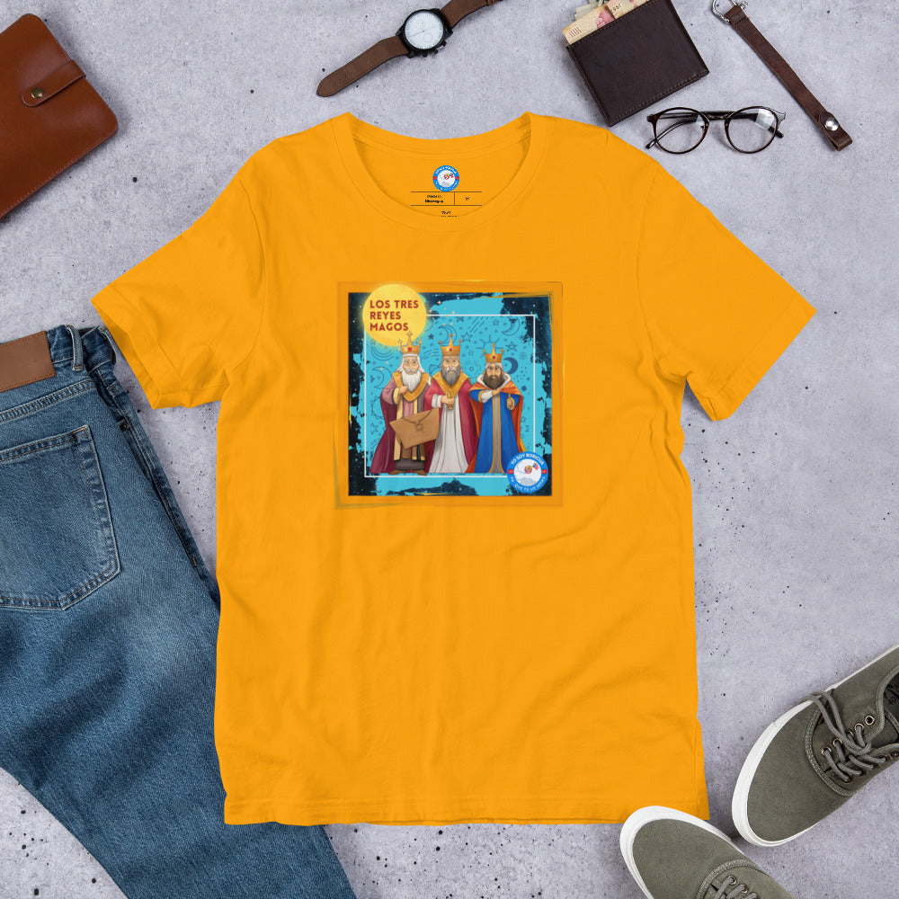 Los Tres Reyes Magos Boricua Pa' Que Tu Lo Sepas Unisex t-shirt