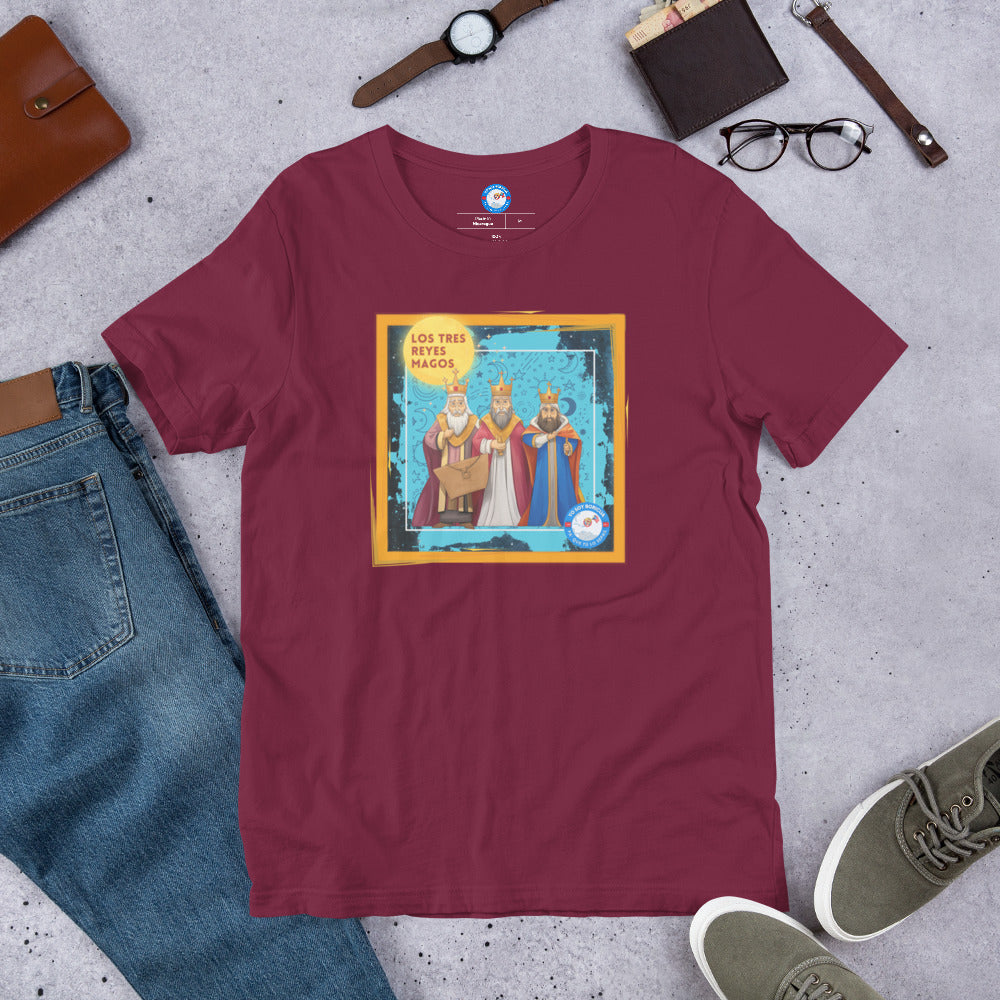 Los Tres Reyes Magos Boricua Pa' Que Tu Lo Sepas Unisex t-shirt