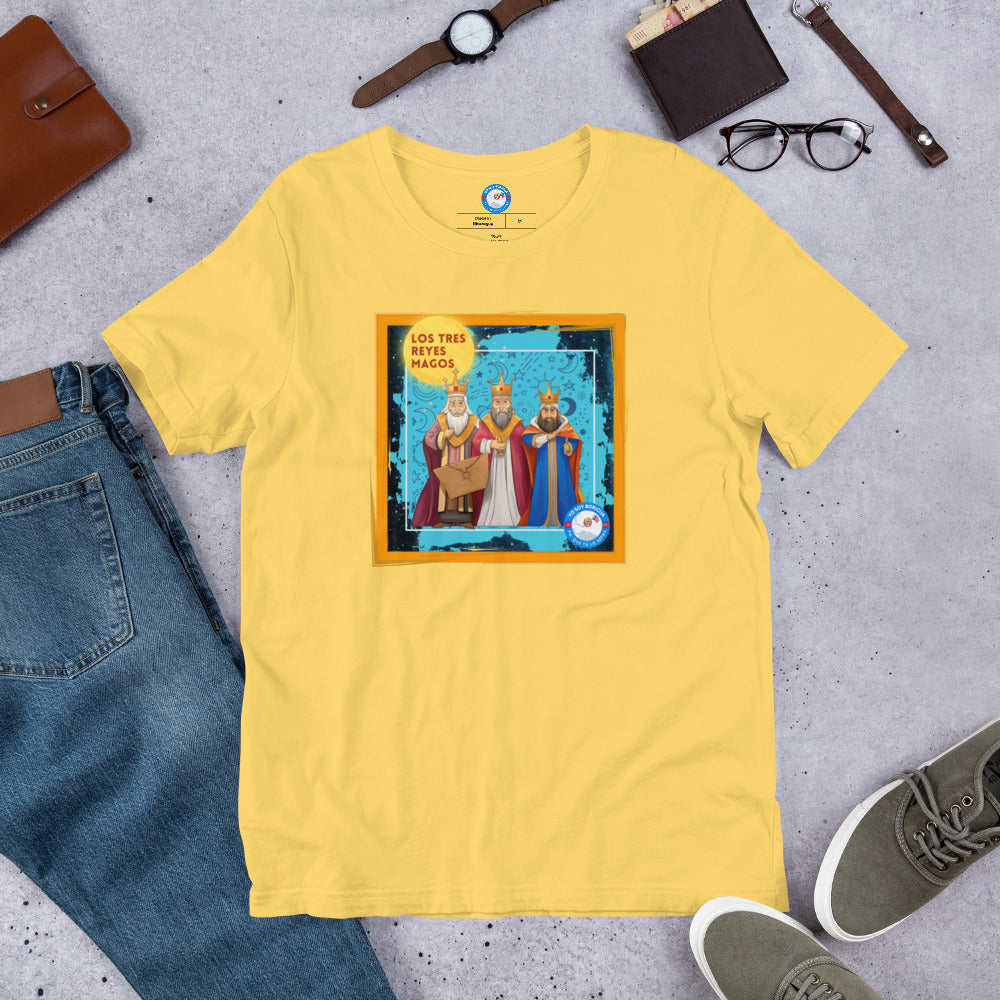 Los Tres Reyes Magos Boricua Pa' Que Tu Lo Sepas Unisex t-shirt