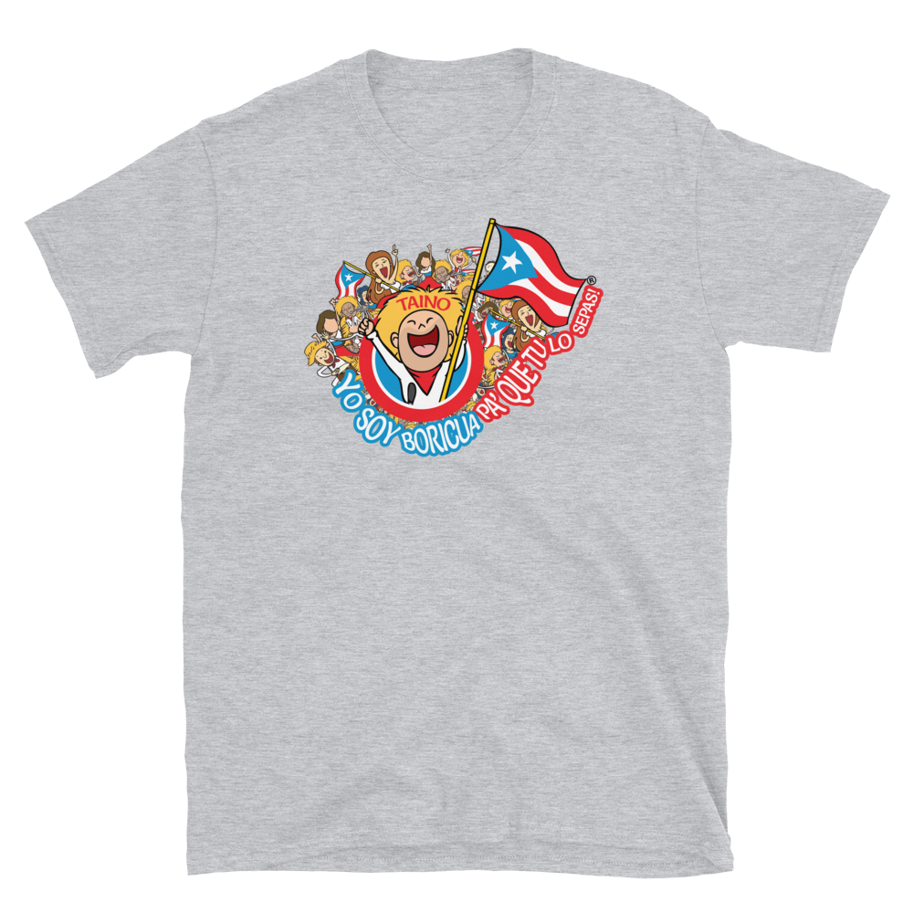 Yo Soy Boricua Pa Que Tu Lo Sepas | Camiseta de manga corta Unisex (Jibarito)