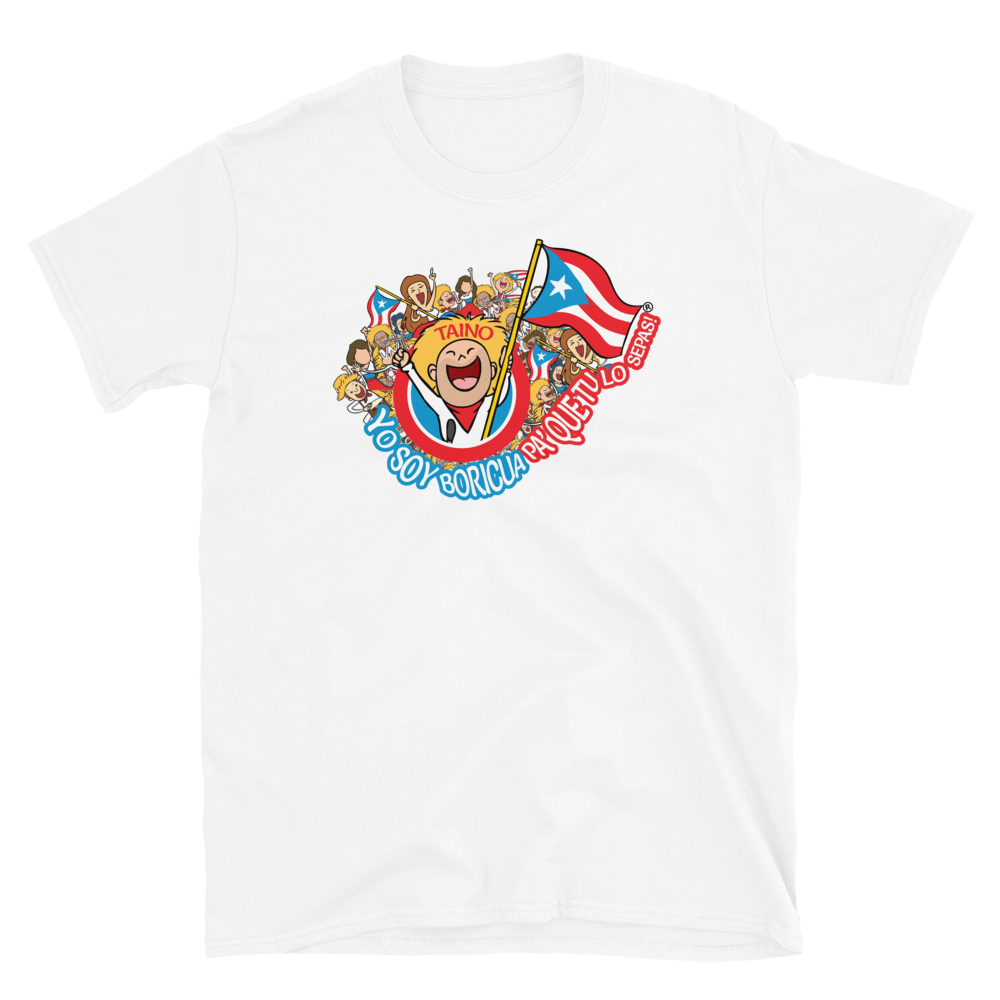 Yo Soy Boricua Pa Que Tu Lo Sepas | Camiseta de manga corta Unisex (Jibarito)