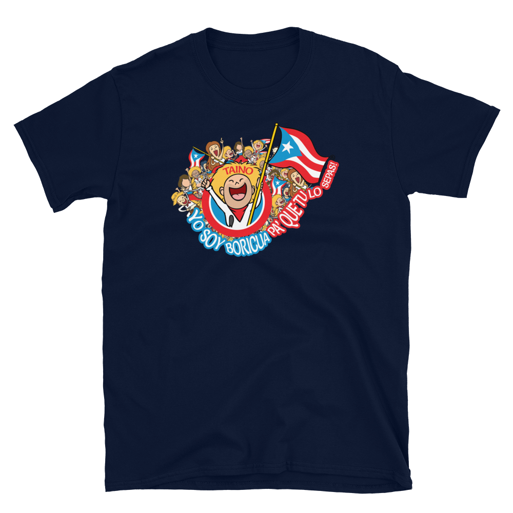 Yo Soy Boricua Pa Que Tu Lo Sepas | Camiseta de manga corta Unisex (Jibarito)