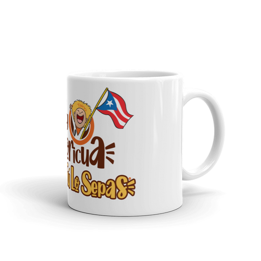 Yo Soy Boricua Pa’ Que Tú Lo Sepas | Taza blanca