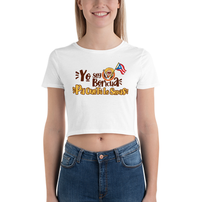 Yo Soy Boricua Pa’ Que Tú Lo Sepas | Camiseta corta para mujer